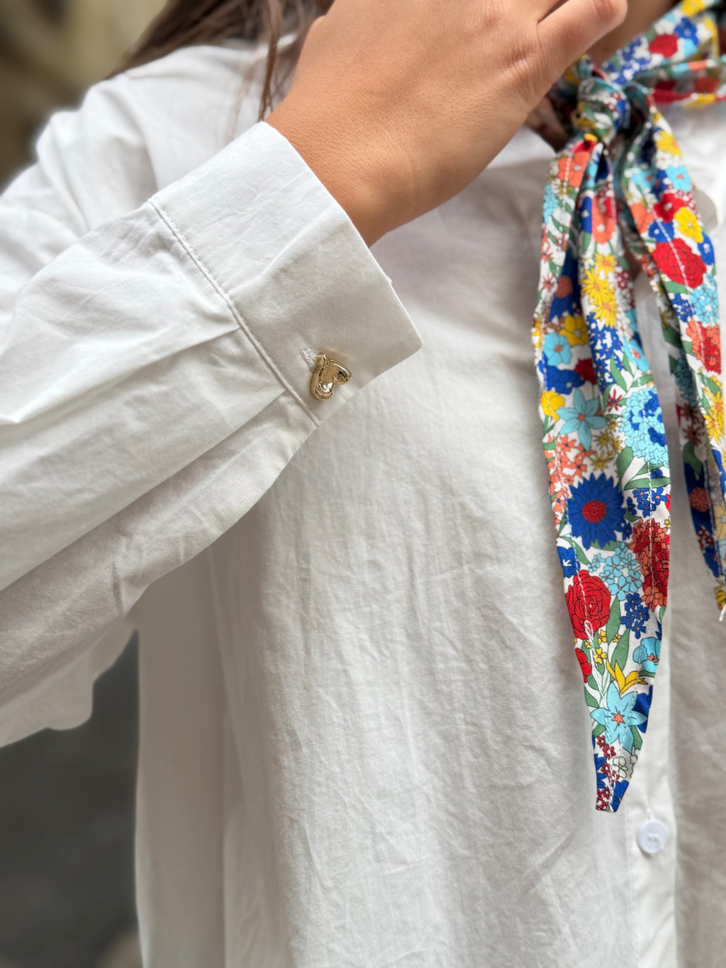 Chemise avec foulard - Lili