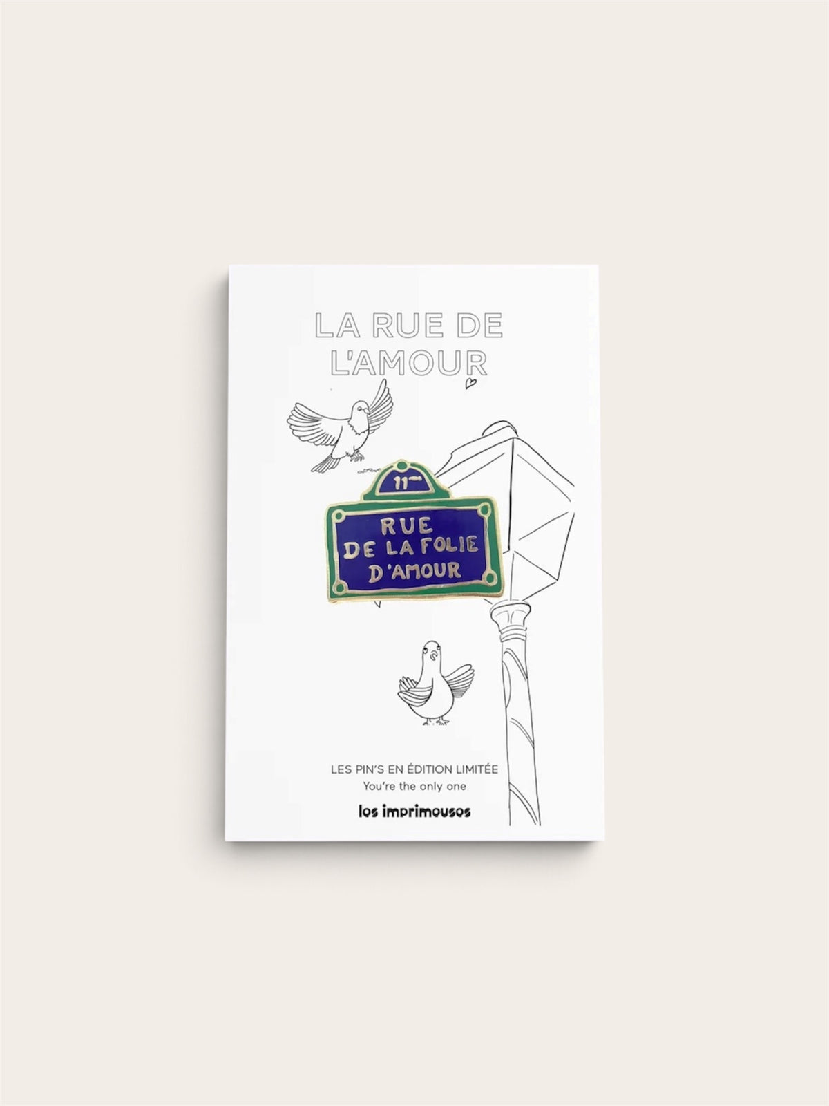 Pin’s - rue de la folie d’amour