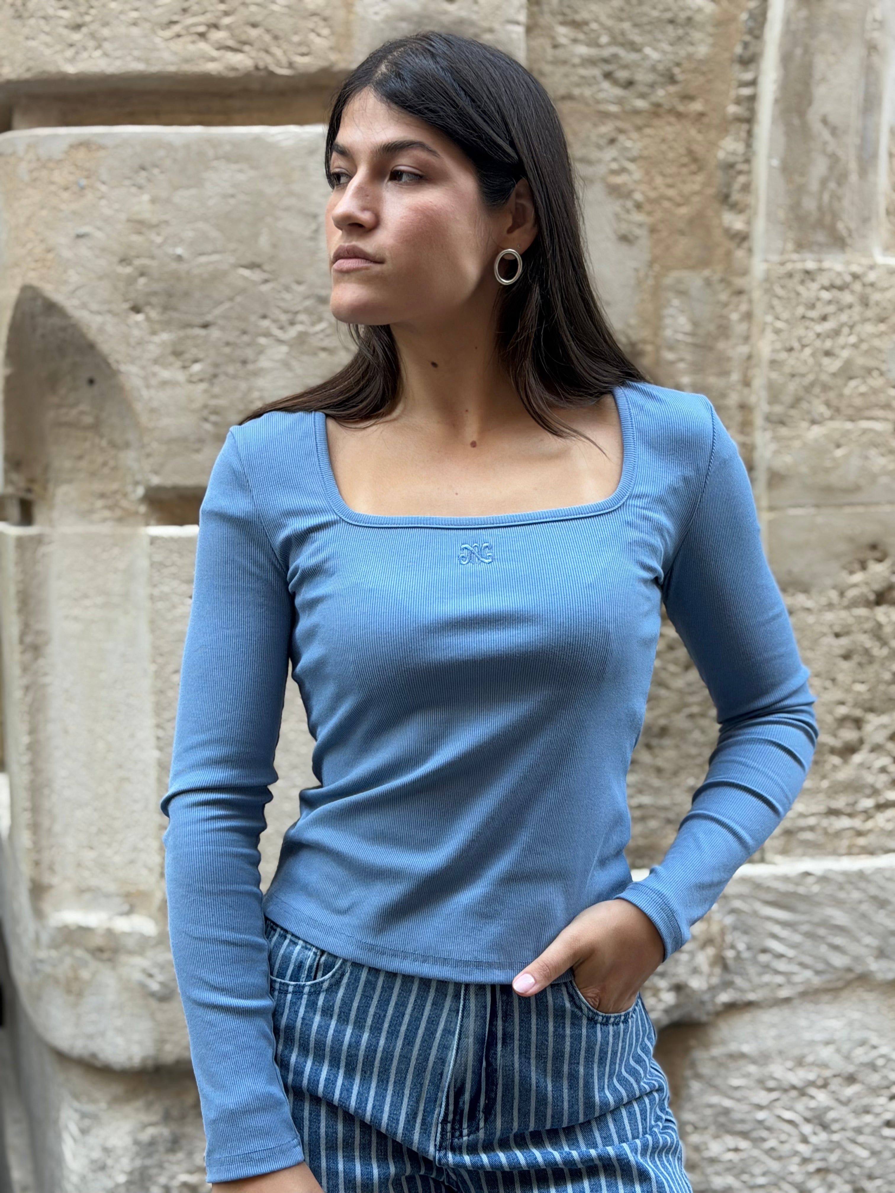 Haut encolure carrée - Nina
