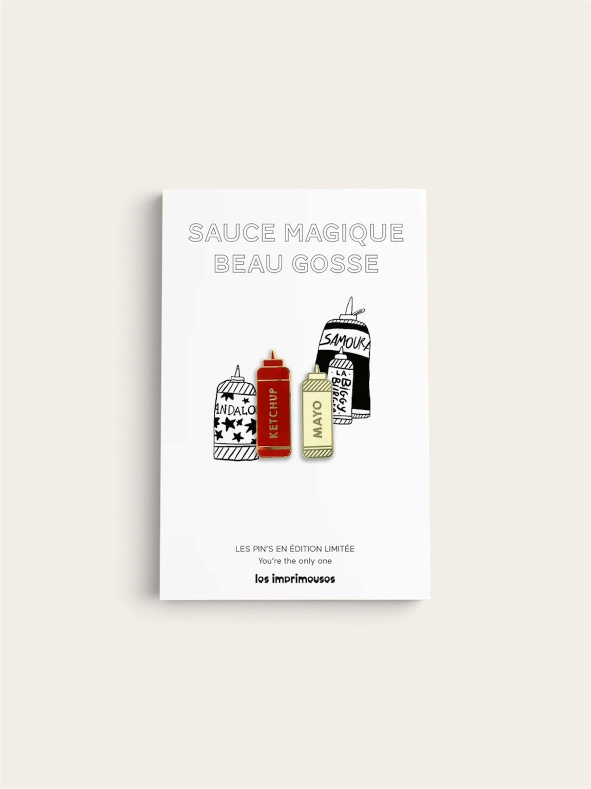 Pin’s - Sauce magique beau gosse