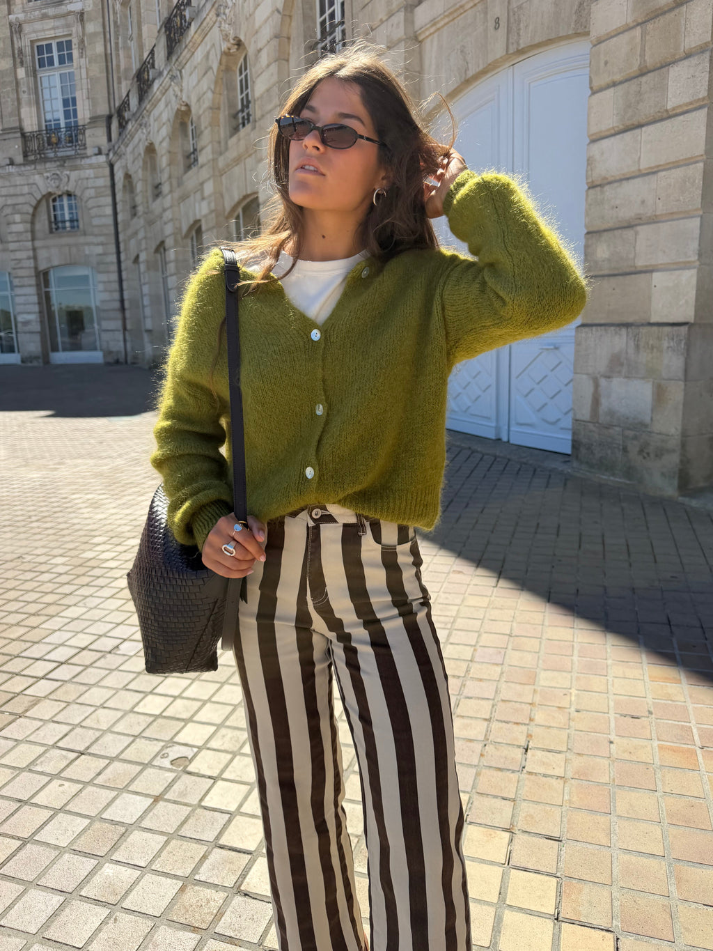 Pantalon rayures - Elio