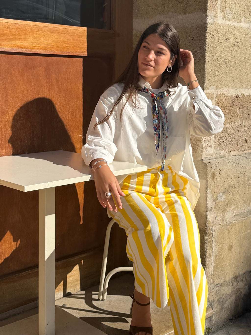 Chemise avec foulard - Lili