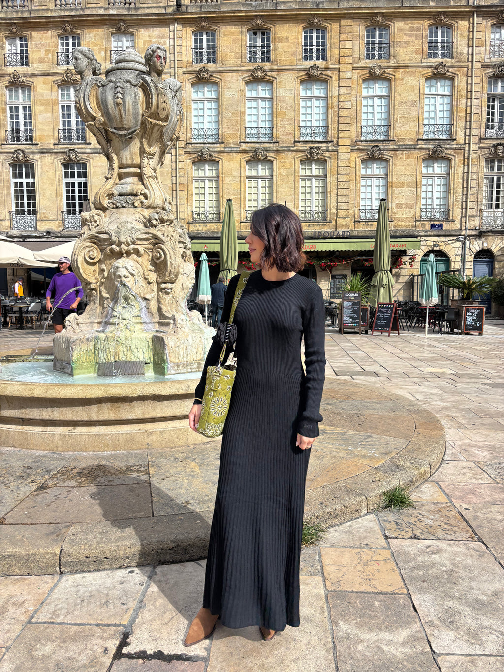 Robe longue noire