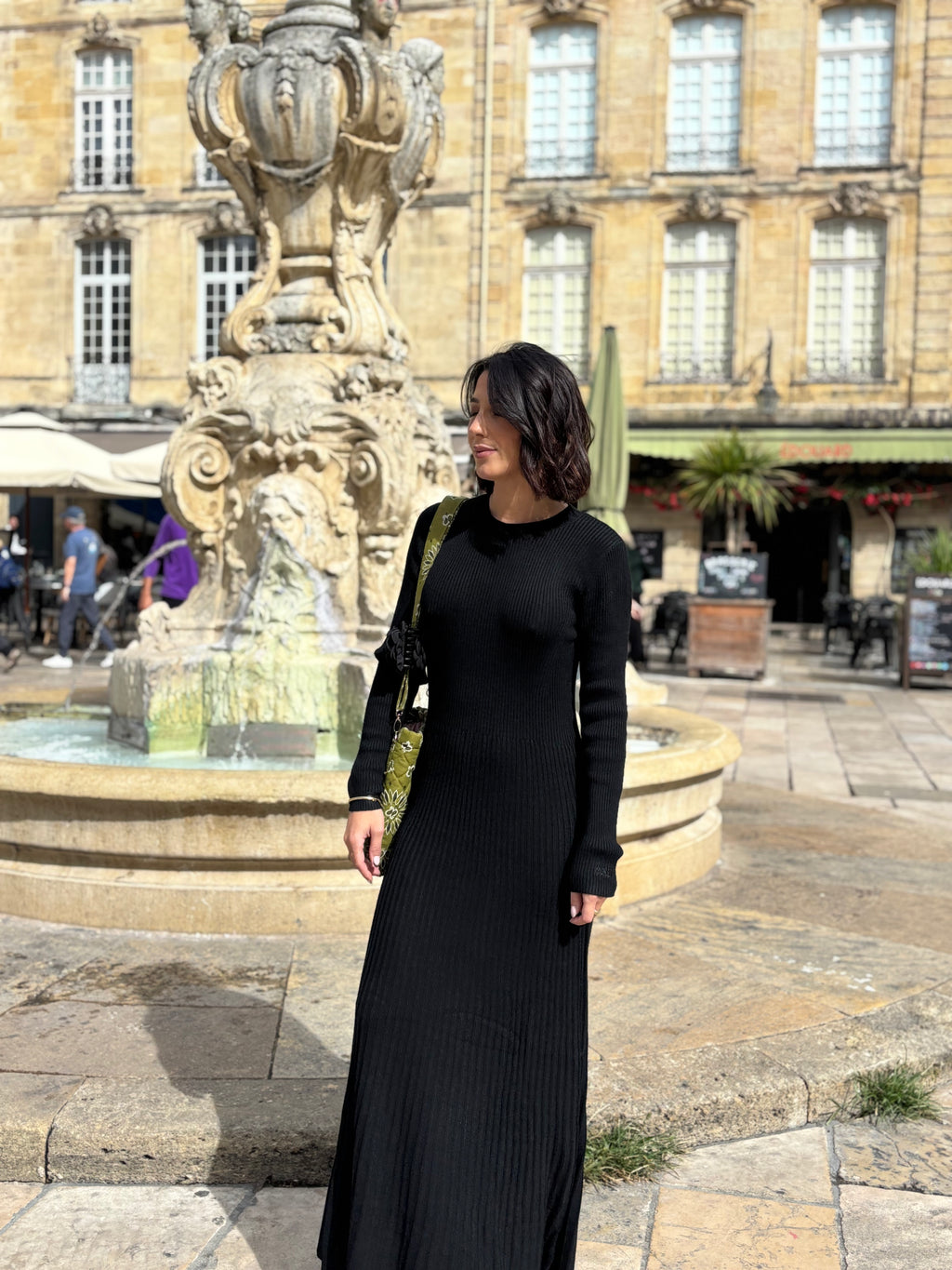Robe longue noire