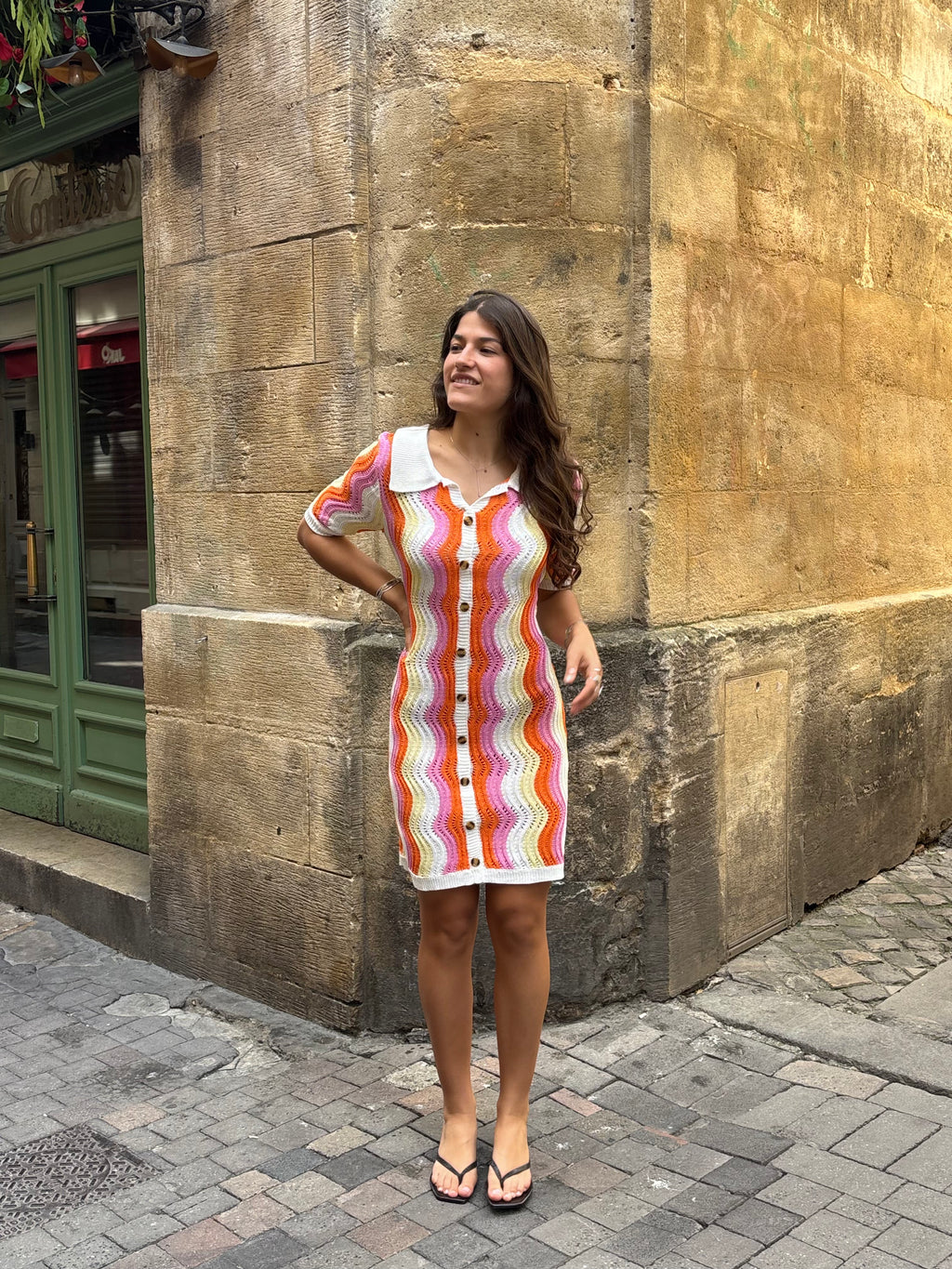 Robe courte crochet