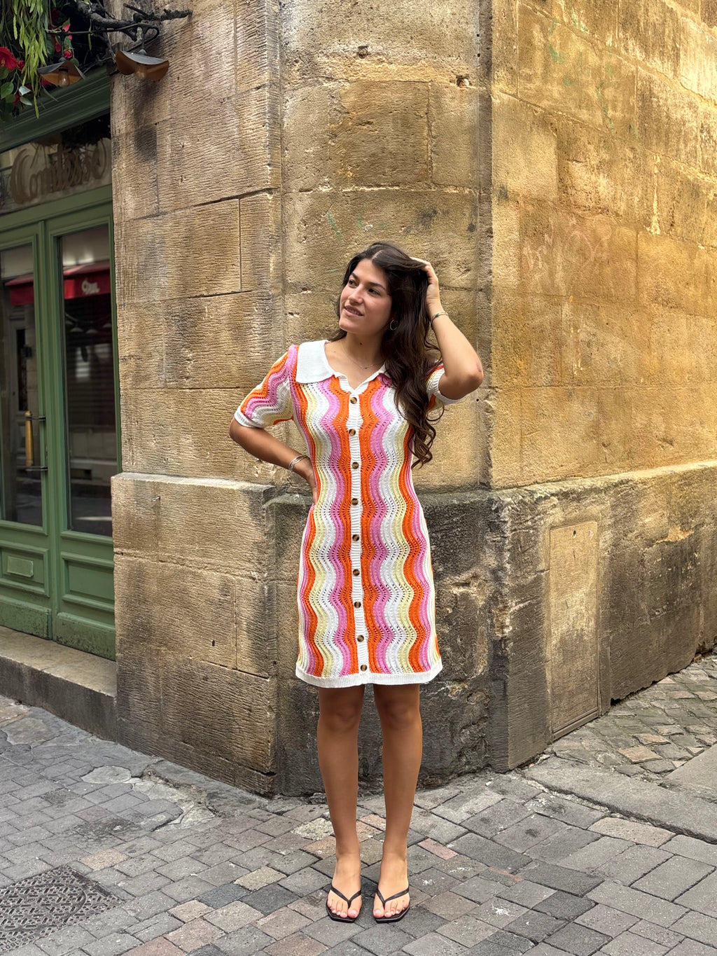 Robe courte crochet